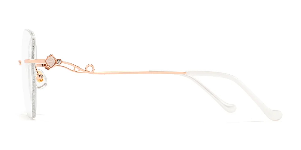 Conch rose gold silver   Metal  Eyeglasses