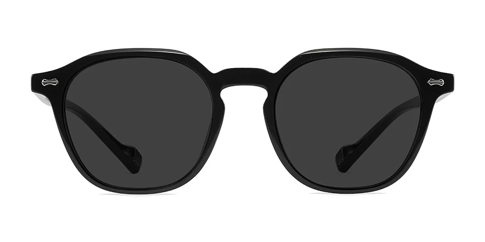 Devin black   Plastic  Sunglasses