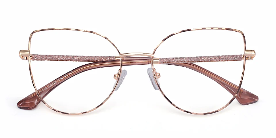 Halo petal tortoise   Metal  Eyeglasses