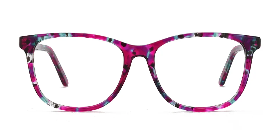 Nicole purple tortoise   Plastic  Eyeglasses