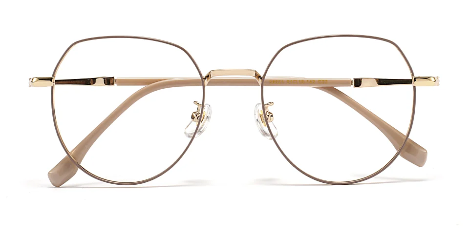 Barbara brown   Metal  Eyeglasses