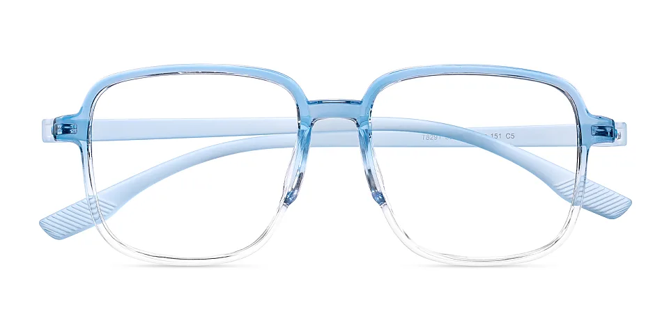 Pika blue clear   Plastic  Eyeglasses