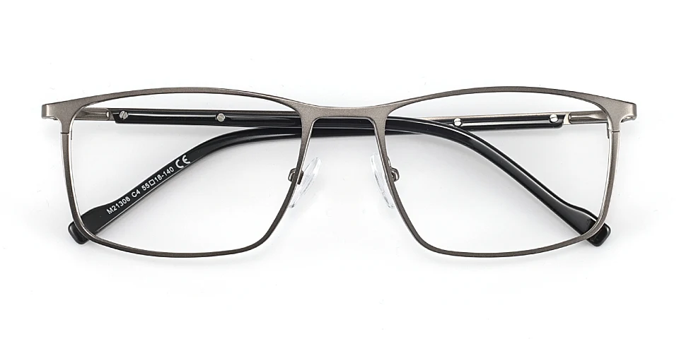 Aaron grey   Metal  Eyeglasses