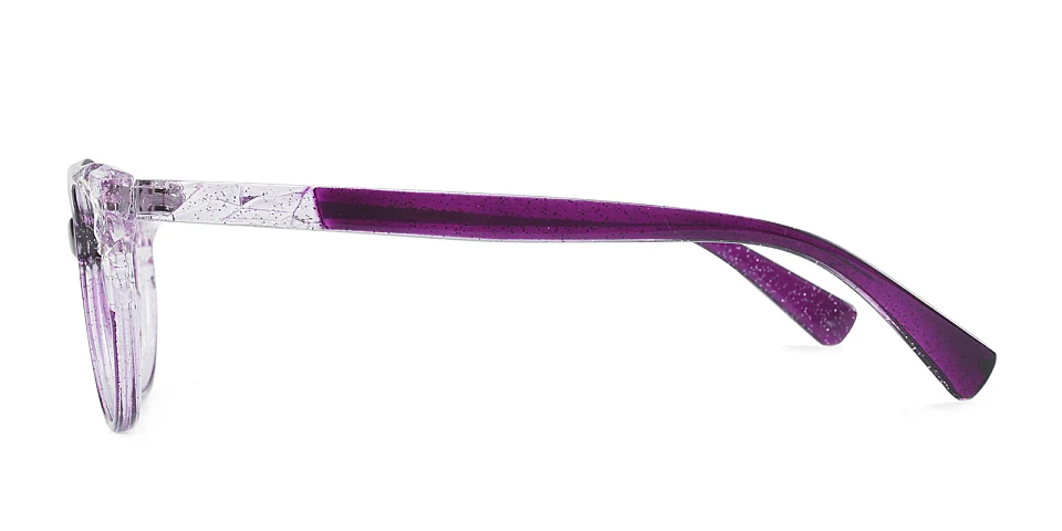 Yana purple   Plastic  Eyeglasses