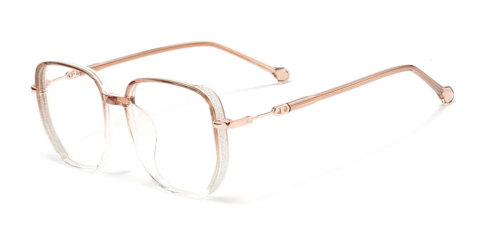 Gerda brown clear   Plastic  Eyeglasses