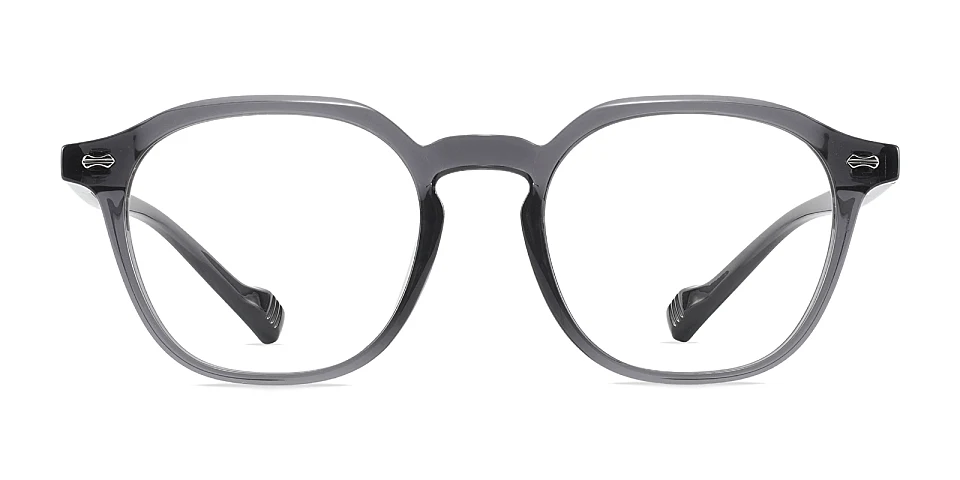 Devin grey   Plastic  Eyeglasses