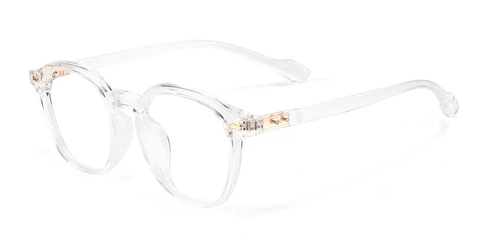 Devin clear   Plastic  Eyeglasses