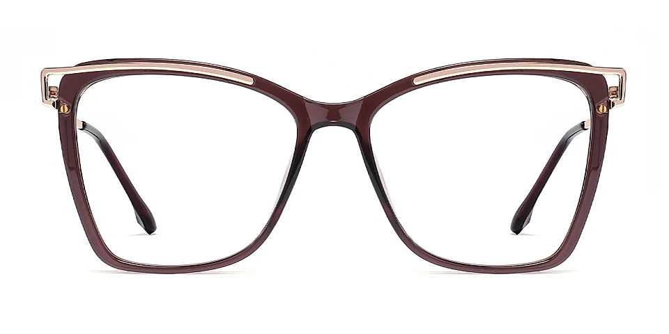 Cili brown   Plastic  Eyeglasses