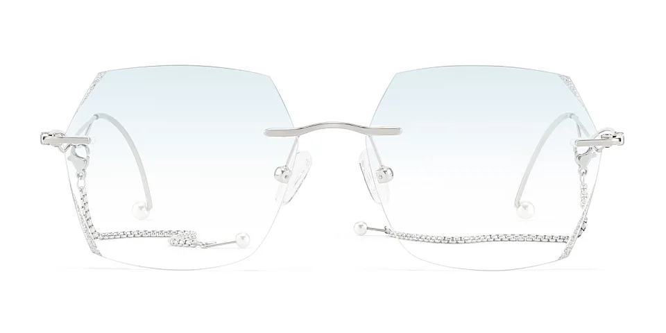 Sapphire silver   Metal  Sunglasses