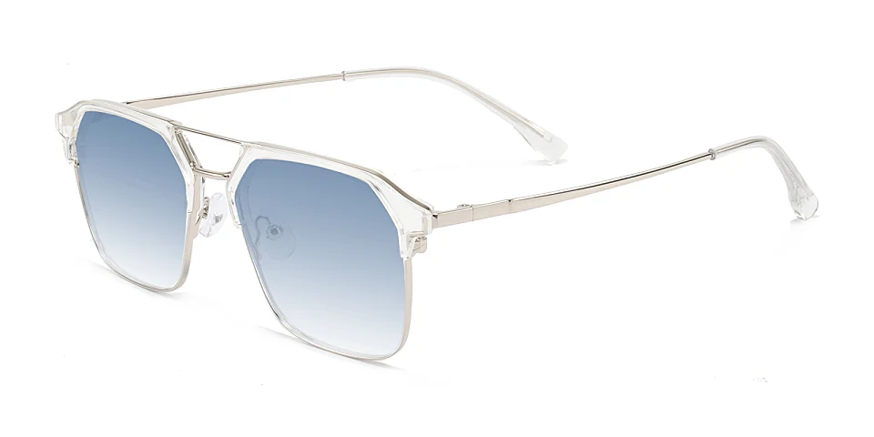 Kiki clear silver   Plastic  Sunglasses