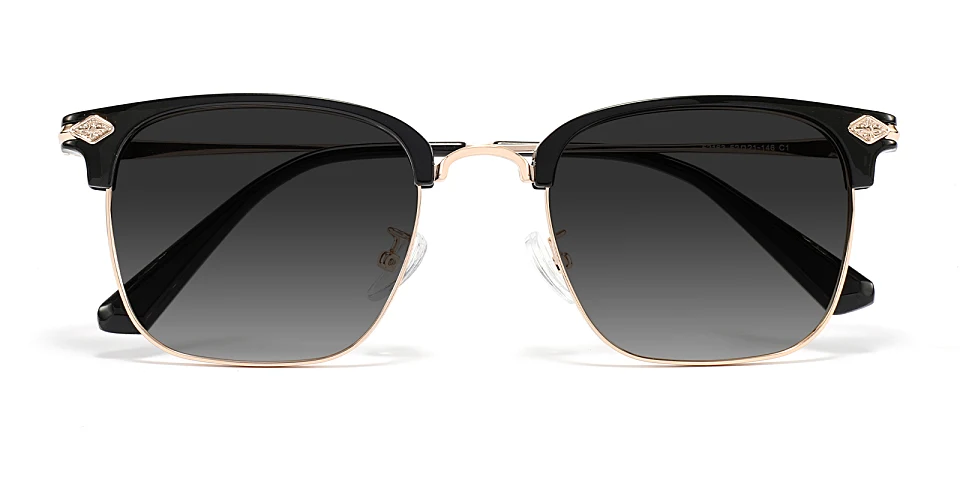 Emeka black gold   Metal  Sunglasses