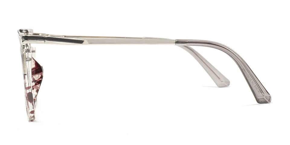 Louisa grey leopard   Plastic  Eyeglasses