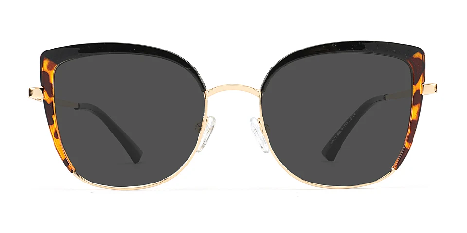 Falisha warm tortoise gold   Plastic  Sunglasses