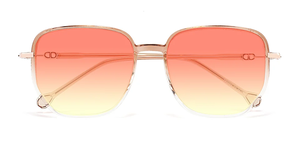 Gerda brown clear   Plastic  Sunglasses