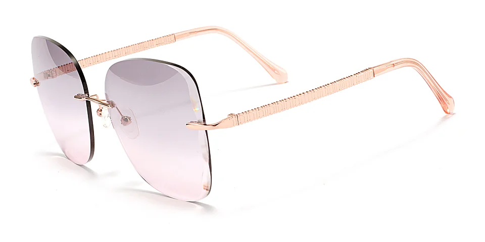 Siwili rose gold   Metal  Sunglasses