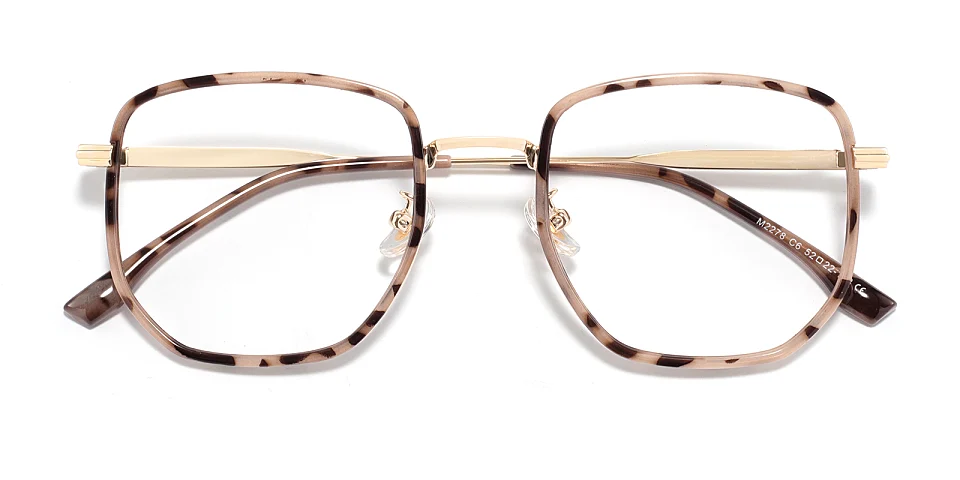 Clady petal tortoise   Plastic  Eyeglasses