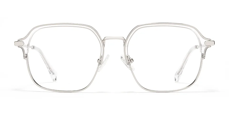 Lorene clear   Metal  Eyeglasses