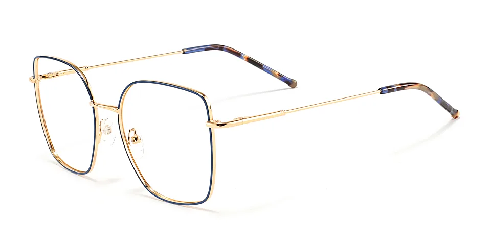 Dinah blue   Metal  Eyeglasses