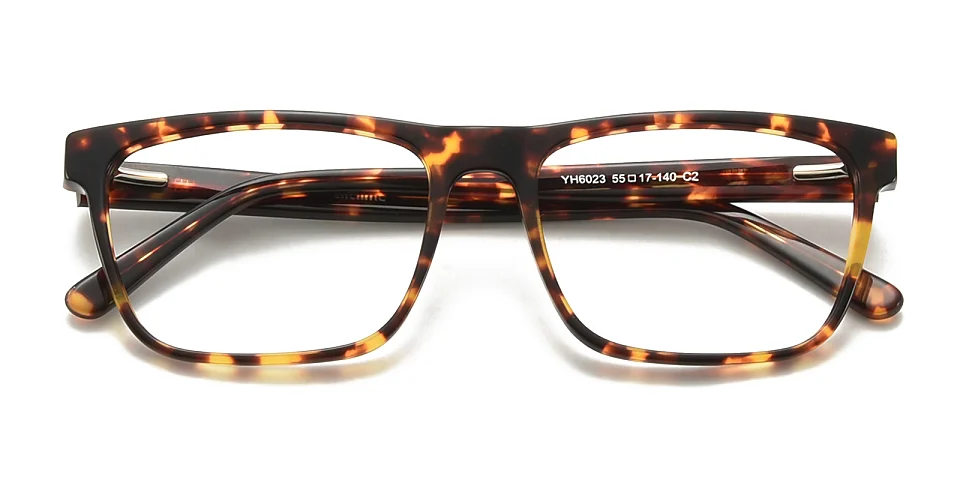 Jennifer warm tortoise   Plastic  Eyeglasses