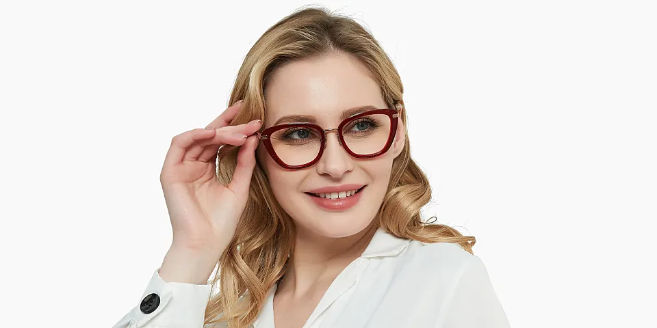 Kate red   Acetate  Eyeglasses