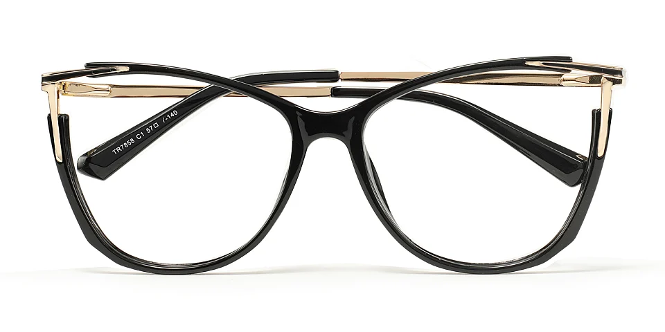 Louisa black   Plastic  Eyeglasses