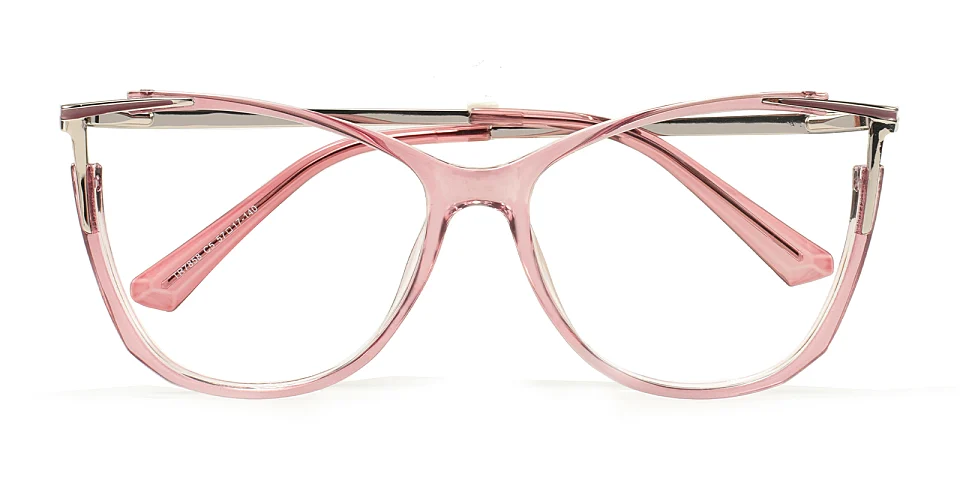 Louisa pink   Plastic  Eyeglasses