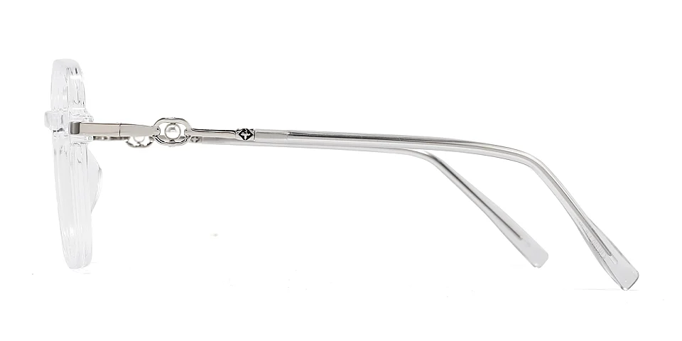 Cornelia clear silver   Plastic  Eyeglasses