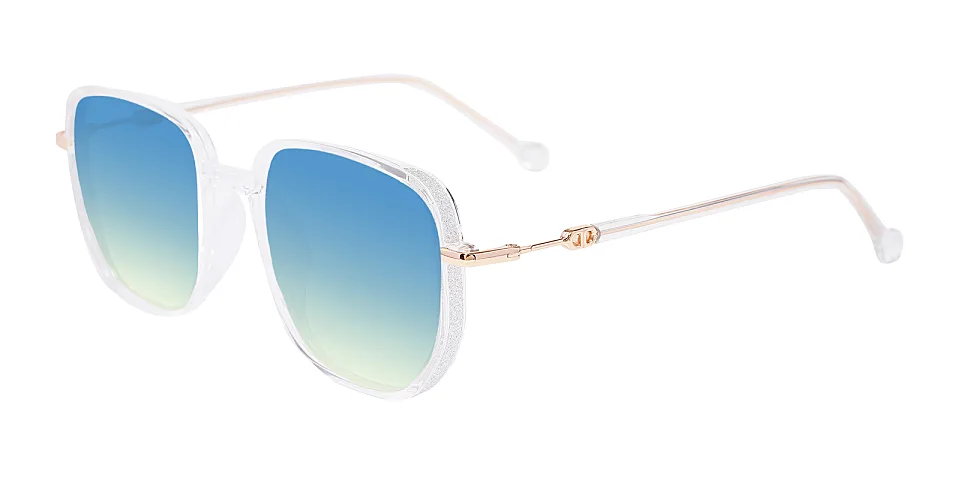 Gerda clear   Plastic  Sunglasses