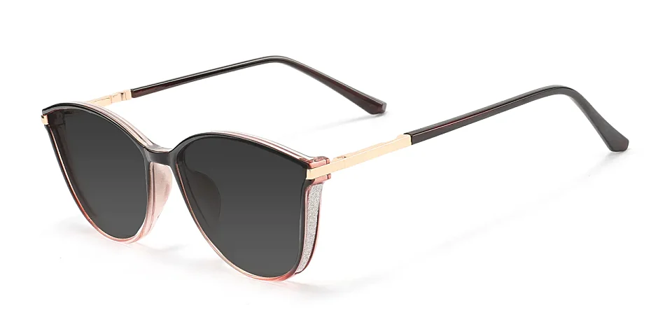 Darleen black pink   Plastic  Sunglasses
