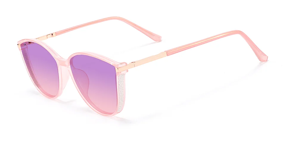 Darleen coral   Plastic  Sunglasses