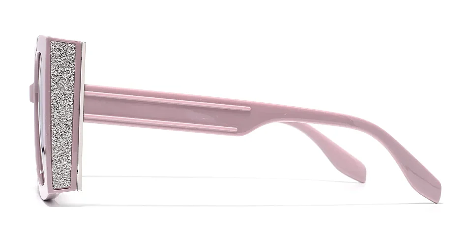 Jelly pink   Plastic  Sunglasses