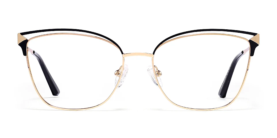 Jure black gold   Metal  Eyeglasses