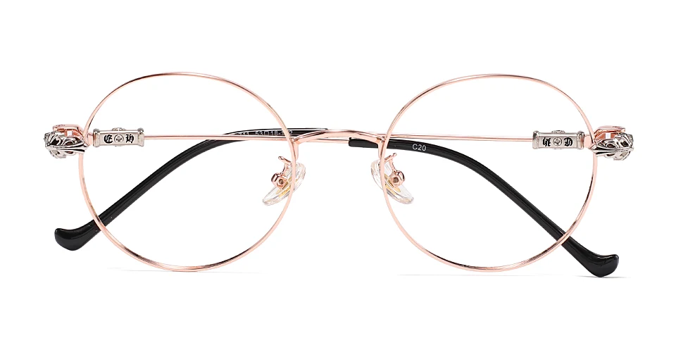 Roya rose gold   Metal  Eyeglasses