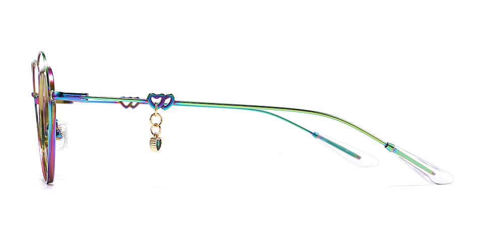 Heart multicolor   Metal  Eyeglasses