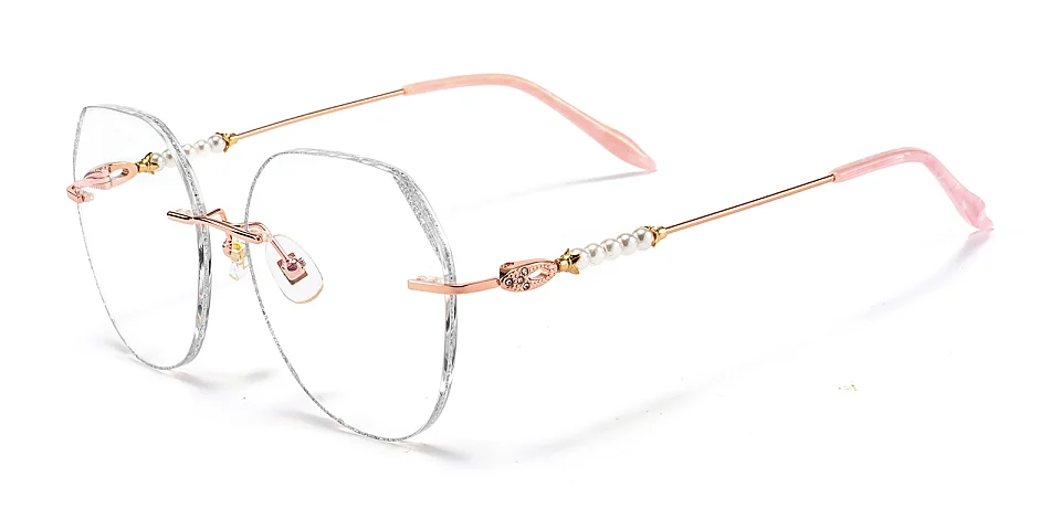 Fauna rose gold silver   Titanium  Eyeglasses