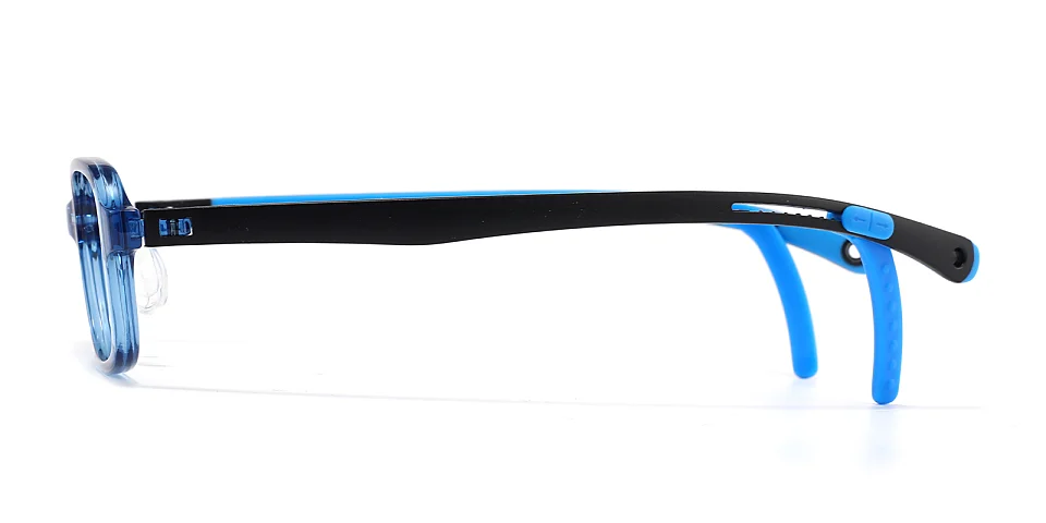 King blue   Plastic  Eyeglasses