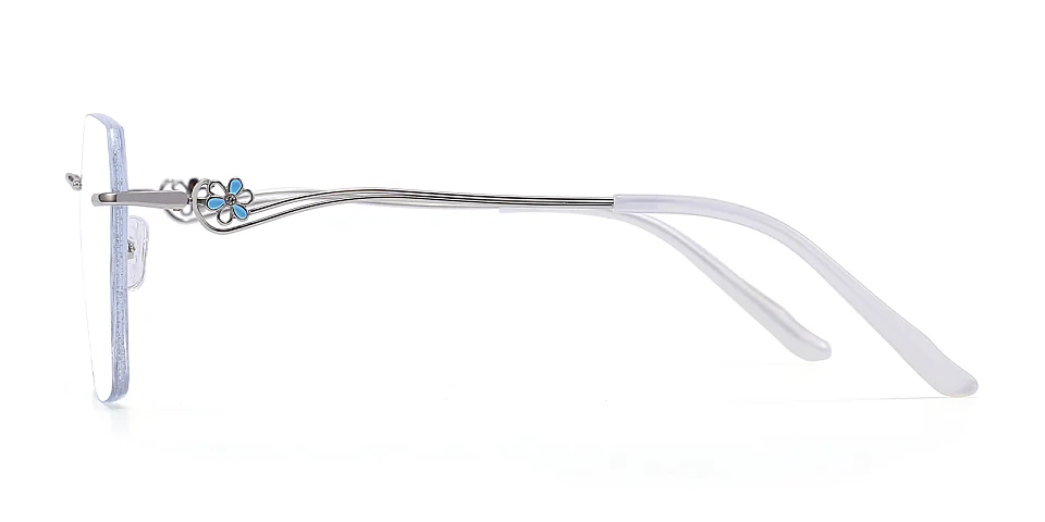 Kish silver   Metal  Eyeglasses