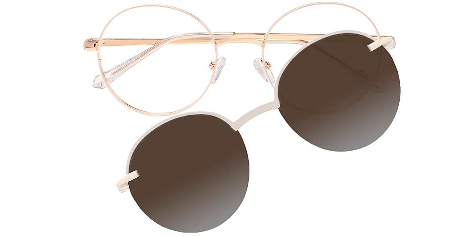 Ransey champagne   Metal  Eyeglasses