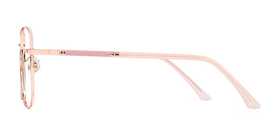 Karine rose gold pink   Metal  Eyeglasses