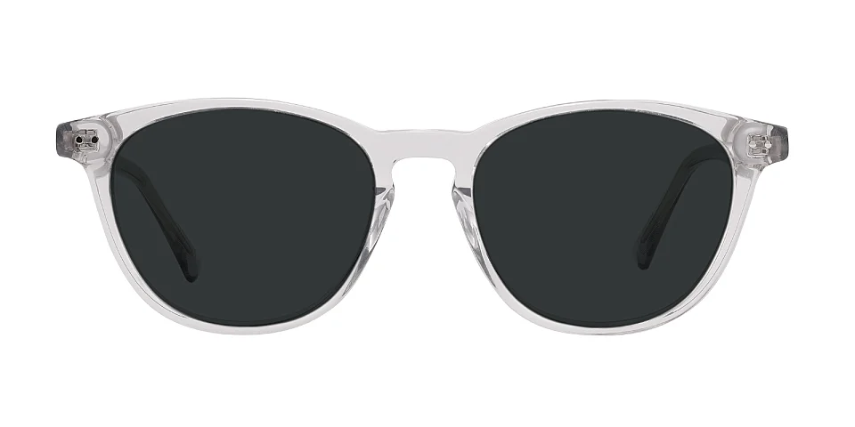 Selena clear grey   Plastic  Sunglasses