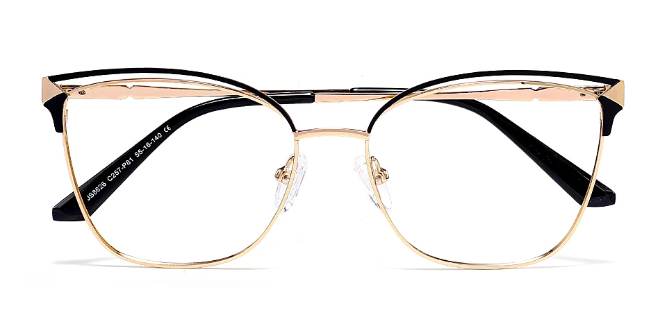 Jure black gold   Metal  Eyeglasses