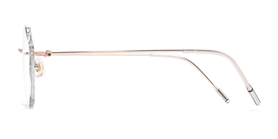 Leanne rose gold   Metal  Eyeglasses