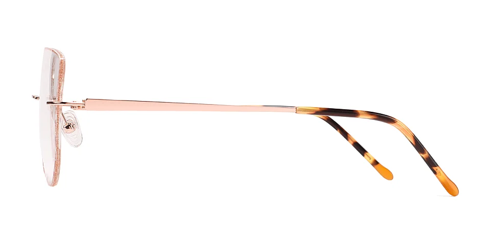 Anessa rose gold warm tortoise   Titanium  Eyeglasses