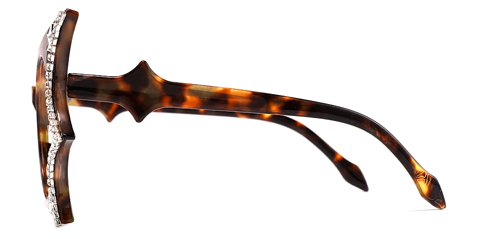 Jenna warm tortoise   Plastic  Eyeglasses