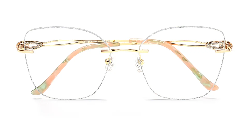 Whitney silver rose gold   Titanium  Eyeglasses