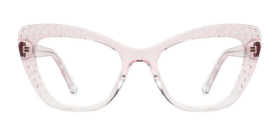 Taina pink clear   Plastic  Eyeglasses