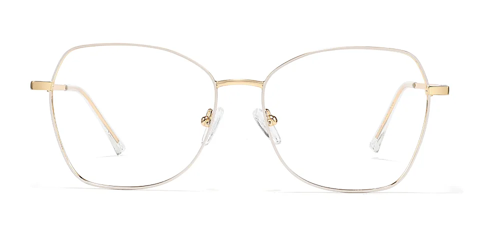 Berreth white   Metal  Eyeglasses