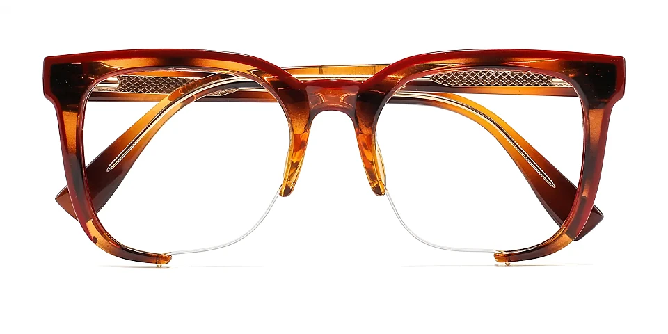 Elora warm tortoise   Plastic  Eyeglasses