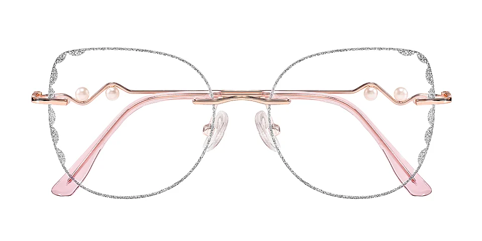 Elvira rose gold silver   Metal  Eyeglasses