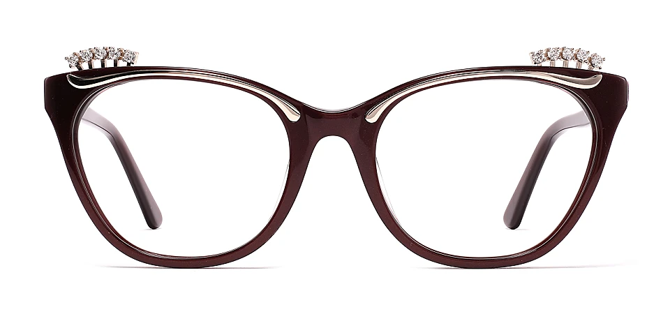 Joleen burgundy   Acetate  Eyeglasses